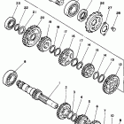XV250HC/XV250H Трансмиссия
