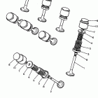 XJ600SJ/XJ600SJC Клапана