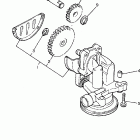ROYAL STAR BOULEVARD-XVZ13ATJ/XVZ13ATJC/XVZ13AJ/XVZ13AJC Масляный насос