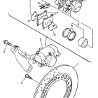 XJ600SJ/XJ600SJC Задний суппорт тормозной