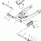 XJ600SJ/XJ600SJC Бугель (задний рычаг)