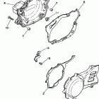 XT350J/XT350JC Крышка картера двигателя