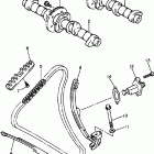 XJ600SJ/XJ600SJC Цепь механизма газораспределения