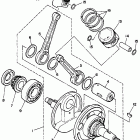 XV250HC/XV250H Коленчатый вал и Поршень