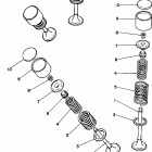 XT350J/XT350JC Клапана