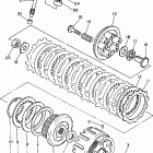 XJ600SJ/XJ600SJC Сцепление