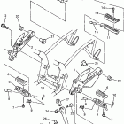 XJ600SJ/XJ600SJC Подножки