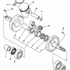 RT 100 Коленчатый вал и Поршень