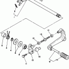 XT225J/XT225JC Переключение скоростей