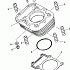 XT350J/XT350JC Цилиндр