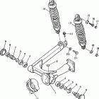 XV1100SJ/XV1100J/XV1100SJC/XV1100JC Задний рычаг подвески