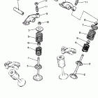 XV1100SJ/XV1100J/XV1100SJC/XV1100JC Клапана