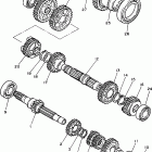 XV1100SJ/XV1100J/XV1100SJC/XV1100JC Трансмиссия