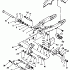 XT350J/XT350JC Бугель (задний рычаг)
