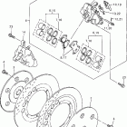 ROYAL STAR BOULEVARD-XVZ13ATJ/XVZ13ATJC/XVZ13AJ/XVZ13AJC Передний тормозной суппорт