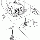 XT350J/XT350JC Топливный бак