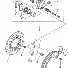XT225J/XT225JC Передний тормозной суппорт