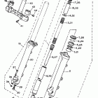 XV750H Virago 750 Передняя вилка