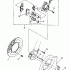 WR 250 Передний тормозной суппорт