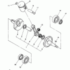 YZ 80 Коленчатый вал и Поршень