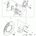 YZ 125 Передний тормозной суппорт
