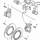 XV1100SJ/XV1100J/XV1100SJC/XV1100JC Передний тормозной суппорт