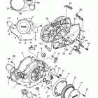 XV750H Virago 750 Крышка картера двигателя