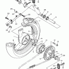 FZR 600R Заднее колесо
