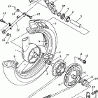 XJ600SJ/XJ600SJC Заднее колесо