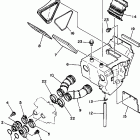 XT350J/XT350JC Впускная система