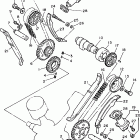 XV1100SJ/XV1100J/XV1100SJC/XV1100JC Цепь механизма газораспределения