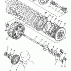 XV750H Virago 750 Сцепление