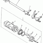 XV1100SJ/XV1100J/XV1100SJC/XV1100JC Вилки переключения