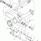 ROYAL STAR BOULEVARD-XVZ13ATJ/XVZ13ATJC/XVZ13AJ/XVZ13AJC Бугель (задний рычаг)