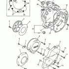 XJ600SJ/XJ600SJC Крышка картера двигателя