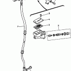 XV250HC/XV250H Главный тормозной цилиндр,передний