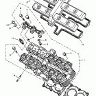 FZR 600R Головка цилиндра