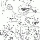XV1100SJ/XV1100J/XV1100SJC/XV1100JC Fuel tank california only