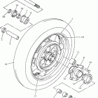 ROYAL STAR BOULEVARD-XVZ13ATJ/XVZ13ATJC/XVZ13AJ/XVZ13AJC Заднее колесо
