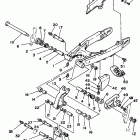 XT 350 Бугель (задний рычаг)
