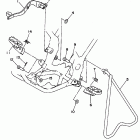 YZ 80 Подножки