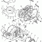 XV750HC1/XV750H1 Крышка картера двигателя