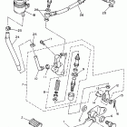 XJ600SH Seca II Задний торм цилиндр