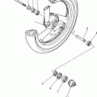 FZR600RHC/FZR600RH Переднее колесо