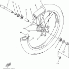 YZ125H1 Переднее колесо