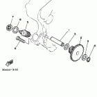 XT 350 Тахометр