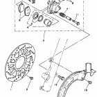 XT 350 Передний тормозной суппорт
