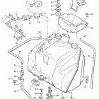 VMX12H V-MAX 1200 Fuel tank (non-california)