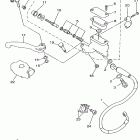 YZ 125 Главный тормозной цилиндр,передний