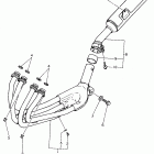 FZR600RHC/FZR600RH Exhaust 1 non california